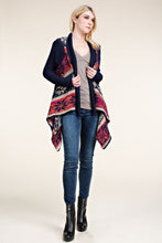 Load image into Gallery viewer, Multicolored Long Sleeve Cardigan
