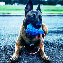 Load image into Gallery viewer, USA-K9 Grenade Durable Rubber Chew Toy, Treat Dispenser, Reward Toy, Tug Toy, and Retrieving Toy
