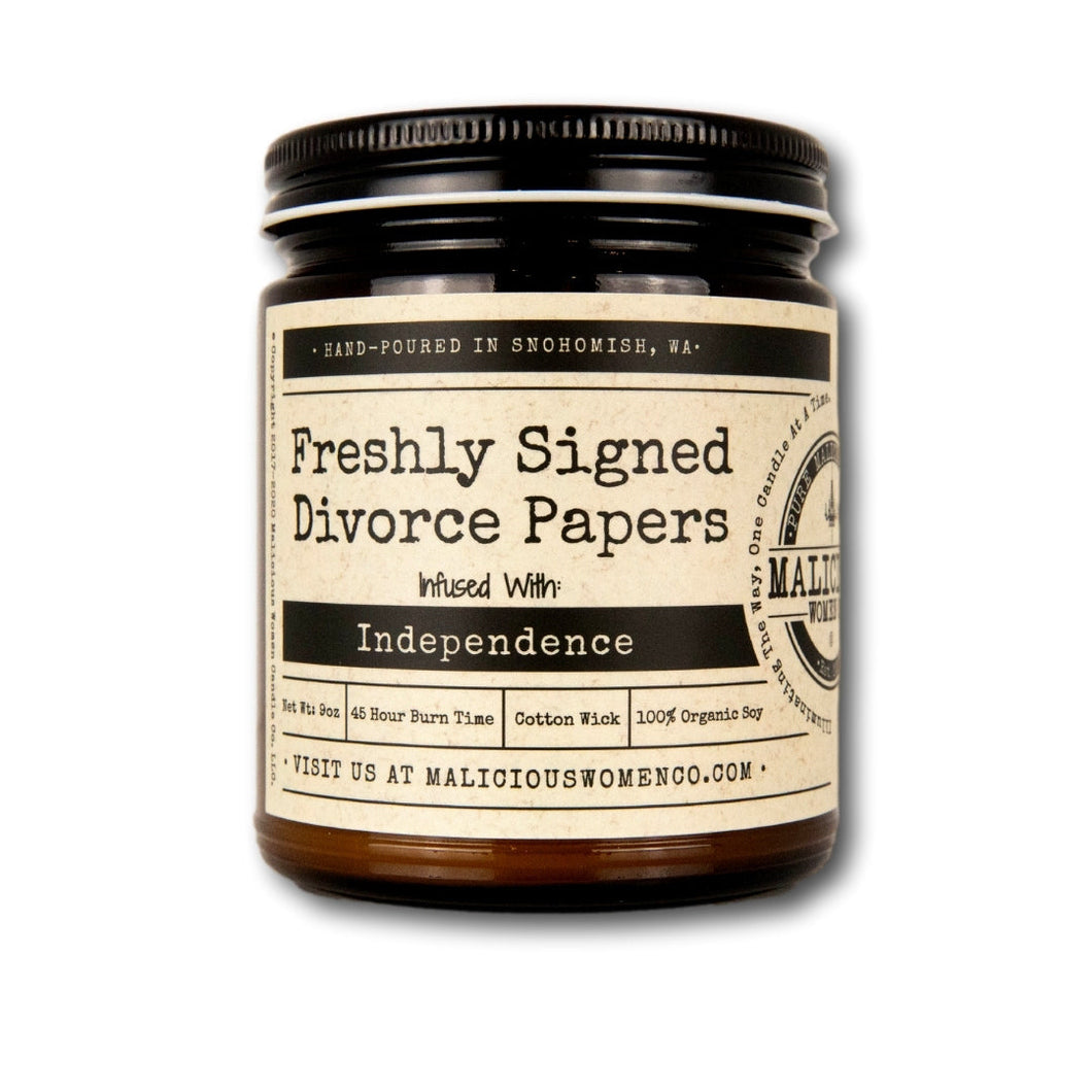 Freshly Signed Divorce Papers - Infused with 