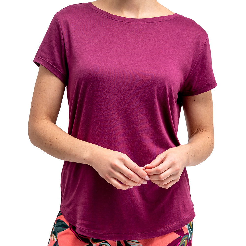 Hello Mello Dream Tee, Plum