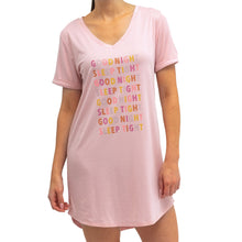 Load image into Gallery viewer, Sleep Shirt “Goodnight Sleep Tight” Hello Mello
