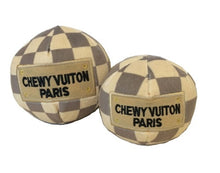 Load image into Gallery viewer, Chewy Vuitton Paris dog ball
