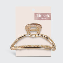 Load image into Gallery viewer, Open Shape Claw Clip - Gold
