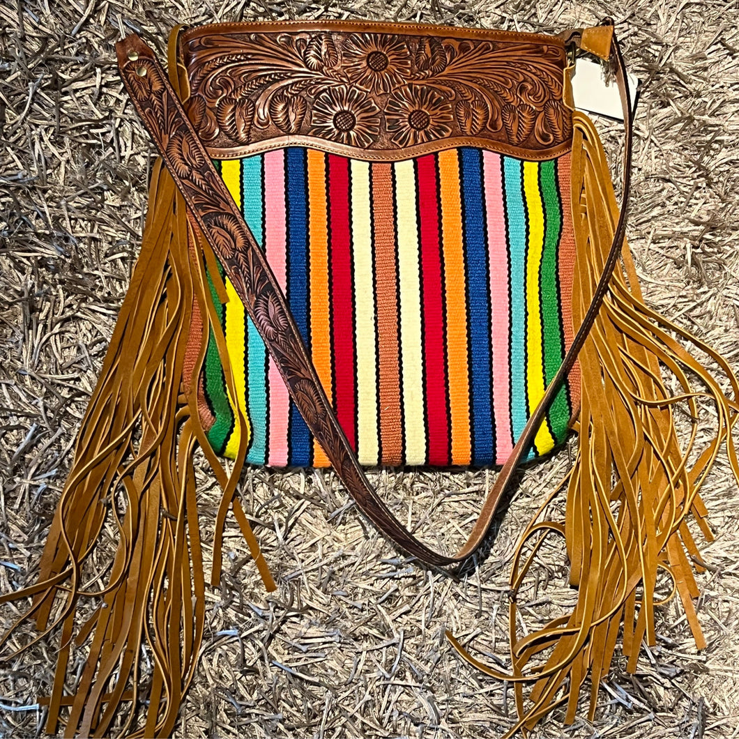 American Darling Crossbody Striped Dolly